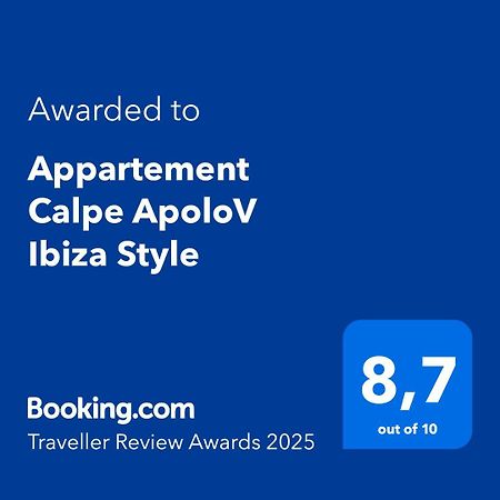 Appartement Calpe Apolov Ibiza Style Dış mekan fotoğraf